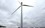 L’une des éolienne du parc éolien de la Gondonnerie